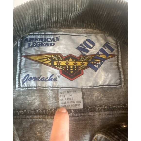 Vintage Retro Jordache Denim Jacket Embellished W/Rhinestones & Button Accents M - Picture 11 of 14